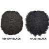 CURVE HAIR Afro Toupee For Black Men Brazilian Remy Human
