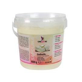 Artidee Creartec Sapolina Watering Soap Transparent for Modelling Individual Soaps 600 g Made in Germany