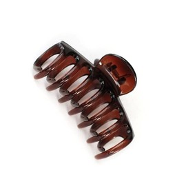 Basicare Tortoise Shell Effect Roll Claw Clip, Large, 9 cm