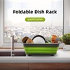 THANSTAR Collapsible Dish Drying Rack for RV Campers Portable Dinnerware