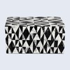 Handicrafts Home Modern Rectangular Decorative Box - Harlequin Pattern, 10x5x5