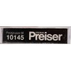 Preiser HO #10145 Cows -- Black, White pkg(6)