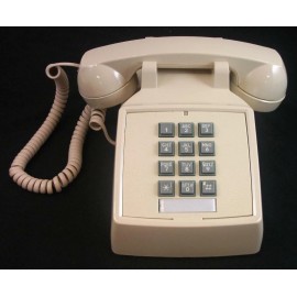 Cortelco 2500-V-IV 250009-vba-20m Desk W/ Volume Ivory