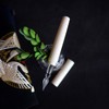 SeventyTwo Handmade Glass Dip Pen, Ivory White, Fine Point, Classic