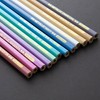 BAZIC Metallic Colored Pencils 12 Shimmering Shades Pre-Sharpened Pencil Set