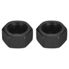 sourcing map 5/8-18 Hex Nuts, Carbon Steel Grade 8.8 Black
