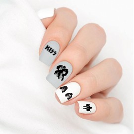 KISS Clear Vinyl (Cut, Peel, & Stick) Nail Designs
