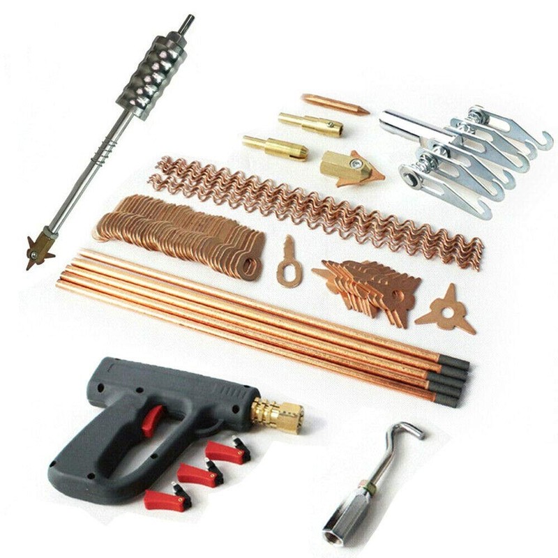 86PCS Welding Slide Hammer G/u/n Dent Puller Kit Stud Spot