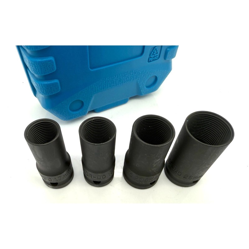 Generic 4pc Locking Wheel Nut Remover 17 18.5 21.5 26
