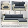 ZNSAYOTX Stretch Cushion Covers Sofa Loveseat Cushion Couch Seat Covers