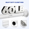 Closet Rods for Hanging Clothes 17 to 87 Inches Metal