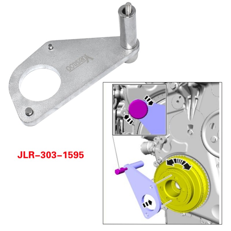 Yuesstloo Engine Camshaft Timing Locking Tool Kit, Compatible with Jaguar