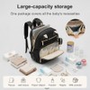 Baby Changing Bag Backpack, Quilted Waterproof Nappy Bag with Insulated