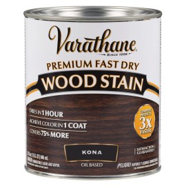 Varathane Quart Kona Fast Dry Oil Based Wood Stain for Interior Projects