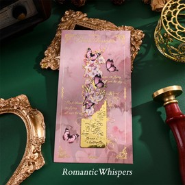 Metal Bookmarks with Chain, Butterfly Flower Theme Pretty Book Marks for Adults, Vintage-Inspired Set for Writers, Teens, Men and Women, Reading Accessories Gifts for Book Lovers 1 Piece