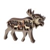 3D Wood Carving Animal Multi Layer Forest Animal Wood Carving