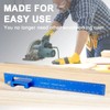 TOURACE Aluminum Woodworking Rulers with Slide Stop (3 Pcs) Precision