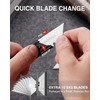 WORKPRO 3-Pack Folding Utility Knife Set, G10 Handle Box Cutter