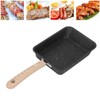 Frying Pan Iron Non Stick Coating Square Thick Multifunction Japanese