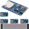DAOKAI 5PCS Micro SD Card Module TF Card Adapter Reader