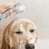 Dog Shower Attachment - Puppy Washer Massage Brush,Non-Slip Lightweight Pet