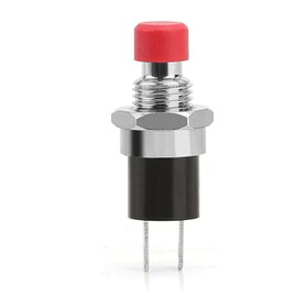 VUNIVERSUM Modellbau Premium Built-In Mini Micro Push Button Switch 12 V 120 V Momentary Push Button Switch 2 Pin Red Pack of 4