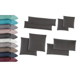 Jersey Pillowcase/Cushion Covers, Pack of 2 – Side Sleeper Pillow Cases – 100% cotton, Many Sizes and Colours, 40 x 145 cm