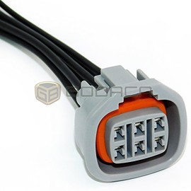 1x Connector 6-way for Toyota Idle Air Control Valve 90980-11144