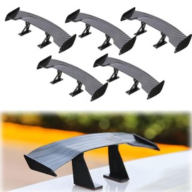 Universal Auto Mini Spoiler Wing, 5 Stück Auto Mini Schwanz Spoiler Flügel, Kompakter Heckspoiler ohne Bohrung Eignet Sich, für zur Dekoration der Fahrzeugstabilität verwendet Werden