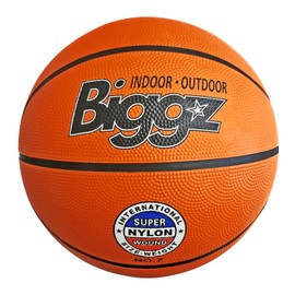 Biggz Mini Rubber Basketball 5in (3 Pack) with (1) Ball Hand Pump