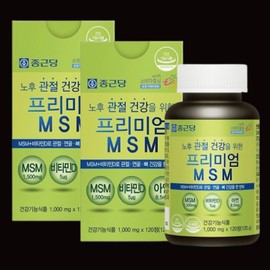 Chong Kun Dang MSM nutritional supplement for joints and knees MSM about 4 months / 종근당 MSM 영양제 관절 무릎 msm 약4개월