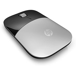 HP Z3700 (X7Q44AA) kabellose Maus (1200 optische Sensoren, bis zu 16 Monate Batterielaufzeit, USB Anschluss, Plug&Play) anthrazit, silber