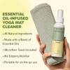 MOXĒ Yoga Mat Cleaner, Rosemary & Lemon Essential Oils, Safe