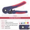 Flytuo Upgraded Hexagonal Ferrule Crimping Tool, New HSC8 6-6A Self-adjusting