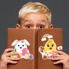 Easter Stickers for Kids, 24 x Make-a-face Easter Eggs Rabbits