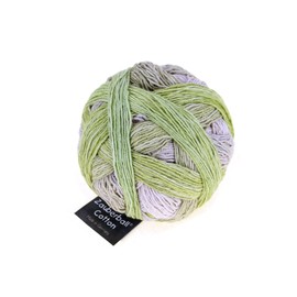Schoppel Zauberball Cotton 2341 Young Vegetable Cotton Yarn with Colour Gradient for Knitting and Crocheting