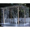 IMAGE Solar Curtain Lights 8 Modes 9.8x9.8 Feet Solar String