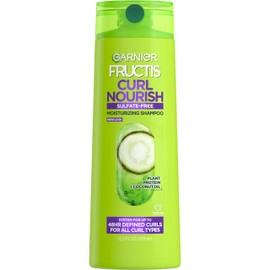 Garnier Garnier Fructis Curl Nourish Sulfate Free Moisturizing Shampoo, 12.5 Fl Oz, 1 Count (Packaging May Vary)