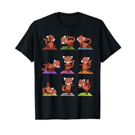 Red Panda Yoga T-Shirt