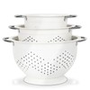 Hillbond Colander Set for Kitchen, 1.5, 3, 5 Qt Stainless