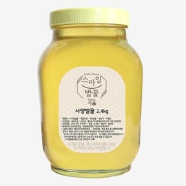 스마일벌꿀 사양벌꿀 2.4kg x 1병 Smile Honey Bee Honey 2.4kg x 1 Bottle