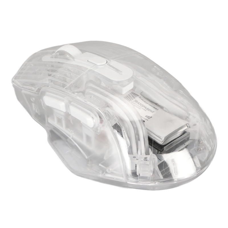 Gaming Mouse 2.4G Wireless Bluetooth Wired USB Transparent 3 Mode