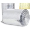 Reflective Gold Insulation Roll Double Bubble Heat Shield Garage Door