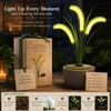 Solar Foxtail Garden Lights for Outdoor Decor – 3-Head LED