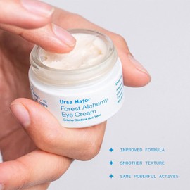 Ursa Major Forest Alchemy Eye Cream | Natural Under-Eye Moisturizer for Dark Circles, Fine Lines & Puffiness | Vegan, Cruelty-Free & Non-Toxic (0.50 oz)