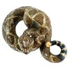 Michael Carr Designs 80057 Western Diamondback Rattlesnake Outdoor Statue, Large
