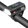 USB Rechargeable Bike Light Set with Power Display 6 Lighting