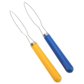 2 x button hooks, button hooks, one hand buttons helps the portable button hook tool for sewing dressmaking