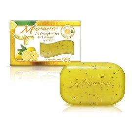 Murano Jabón Barra Murano Natural Limón Y Chía 10 Piezas 150g