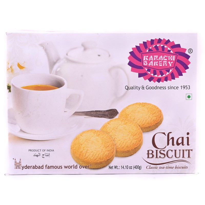 Karachi Bakery- Chai Biscuit , 14.10 oz (400 g), cookies,